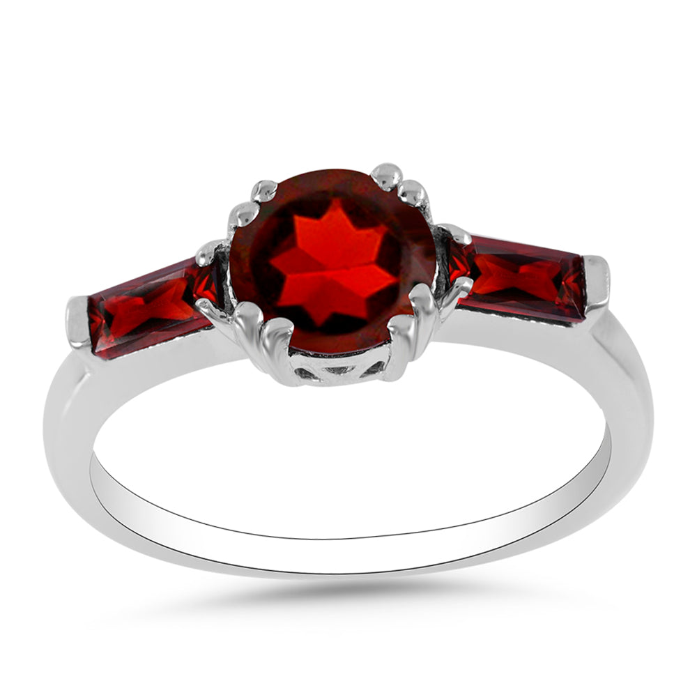 Silberring mit Barton Granat