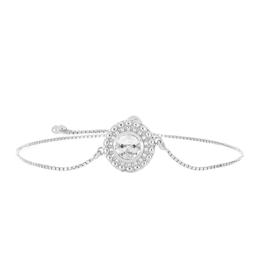Silberarmband mit Kalgoorli Petalit 1 