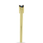 Goldplattierter Silberring mit blauem Diamant