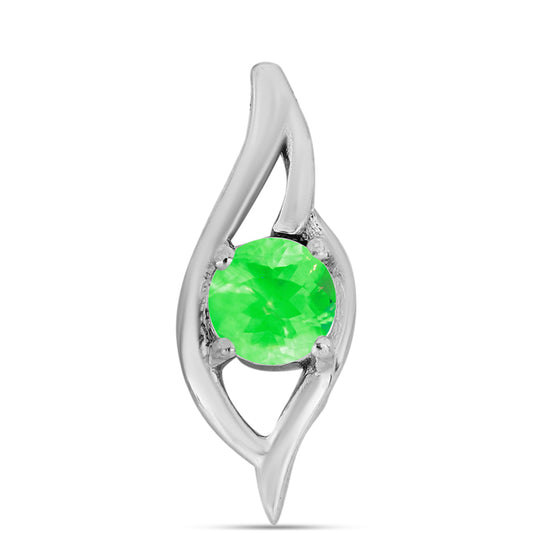 Silberanhänger mit Hyalit-Opal