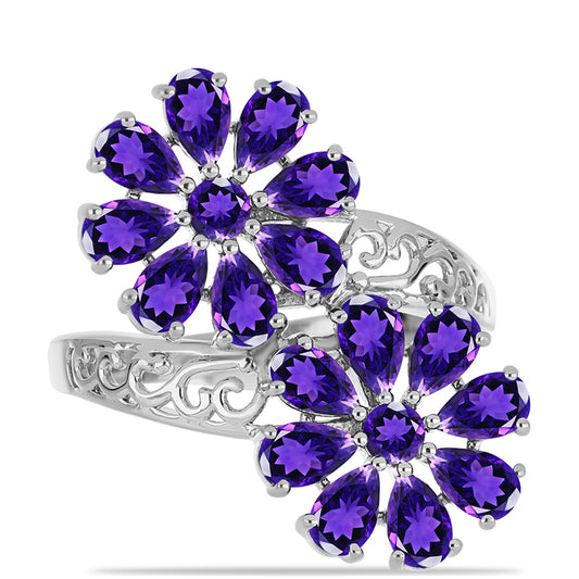 Silberring mit marokkanischem Amethyst