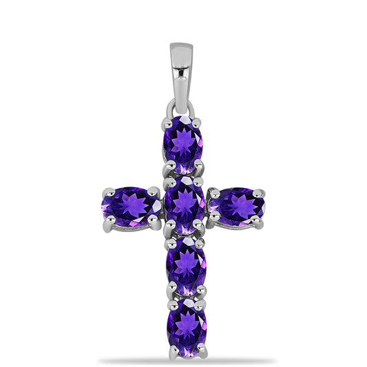 Silberanhänger mit marokkanischem Amethyst