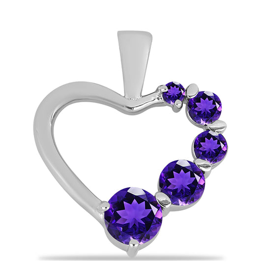 Silberanhänger mit marokkanischem Amethyst