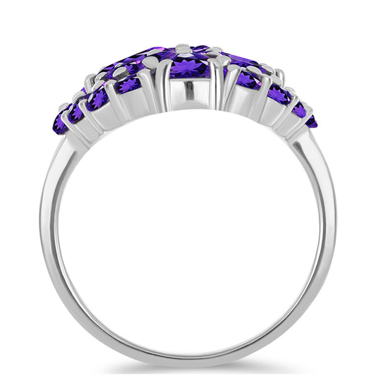 Silberring mit marokkanischem Amethyst