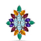 Silberring mit marokkanischem Amethyst und grünem Achat