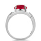 Silberring mit rotem Achat