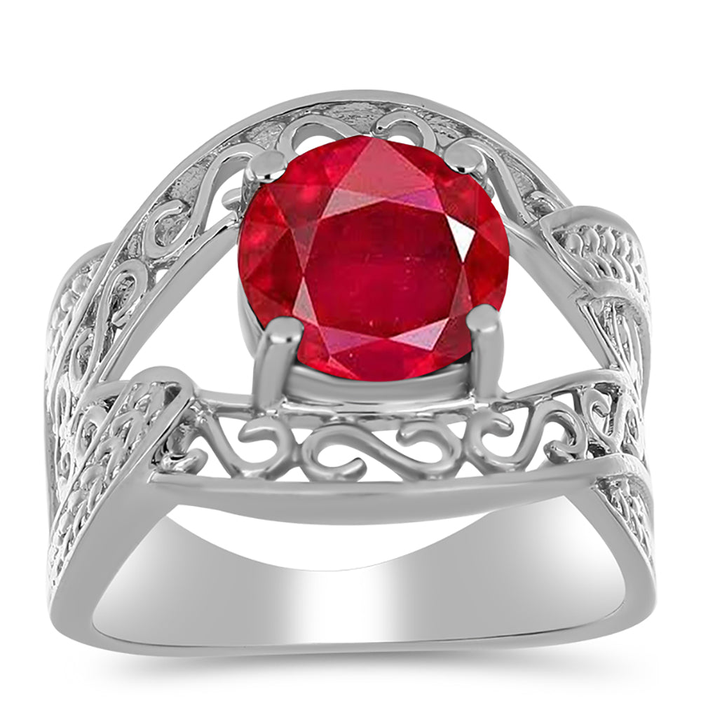 Silberring mit rotem Achat 3 