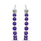 Silberohrringe mit marokkanischem Amethyst