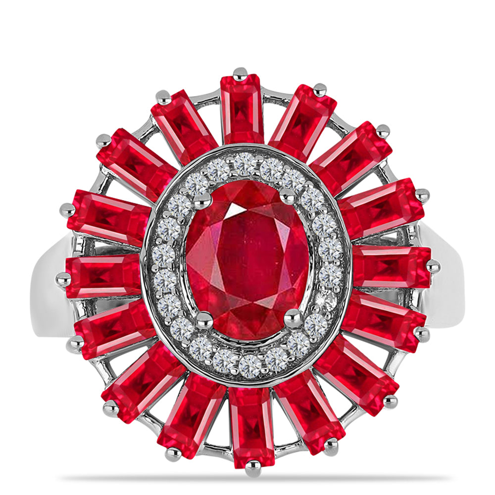 Silberring mit rotem Achat 1 