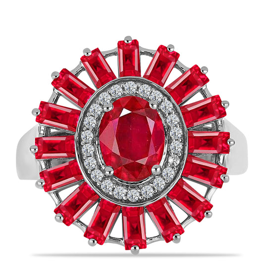 Silberring mit rotem Achat