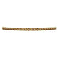 Goldplattiertes Silberarmband mit Cognac-Quarz
