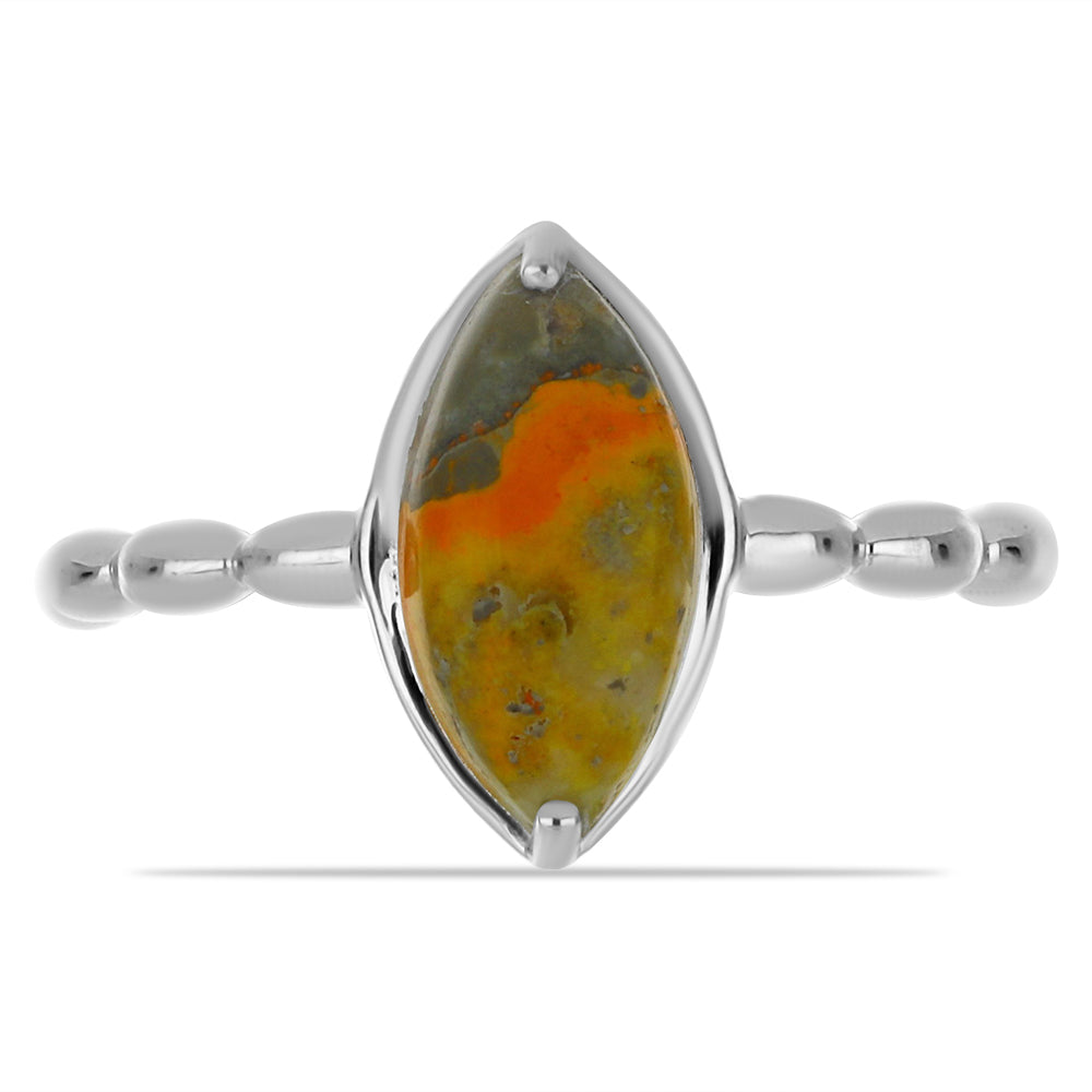 Silberring mit Hummeljaspis 1 