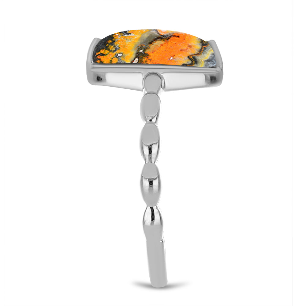 Silberring mit Hummeljaspis