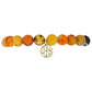Goldplattiertes Silberarmband mit Hummeljaspis