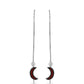 Silberohrringe mit Barton Granat