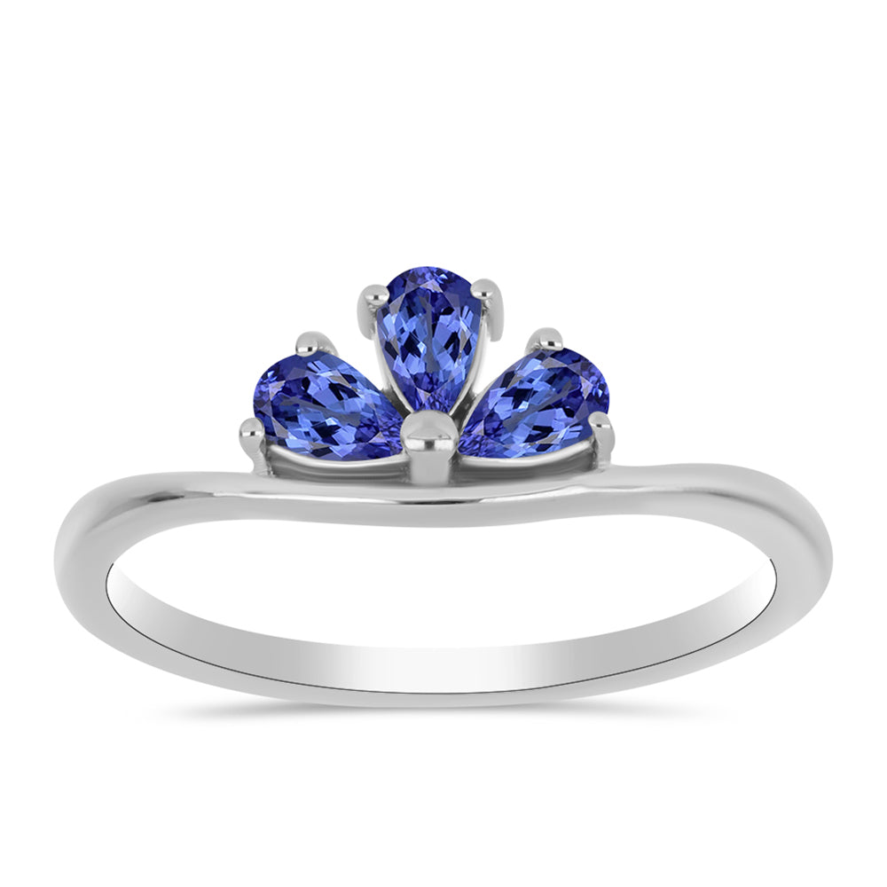 Silberring mit Tansanit 3 