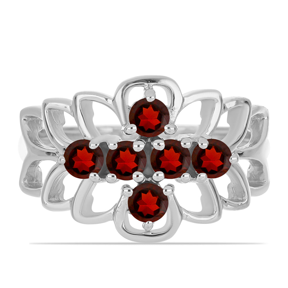 Silberring mit Barton Granat 1 