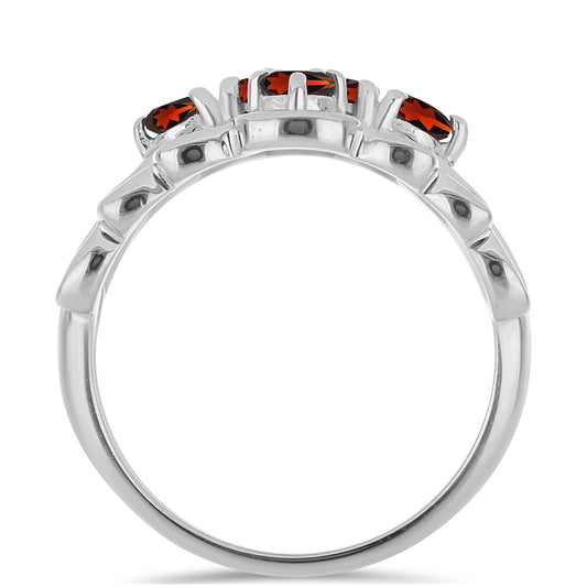Silberring mit Barton Granat