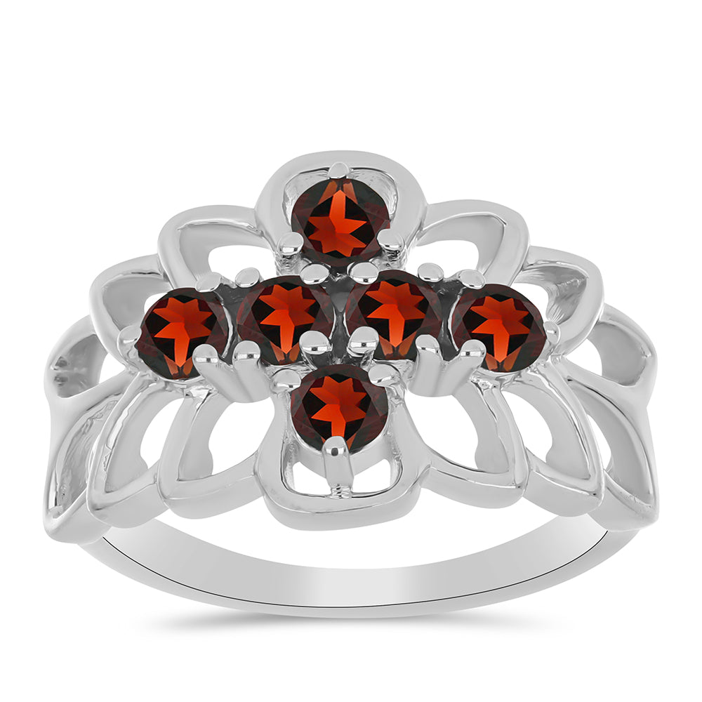Silberring mit Barton Granat