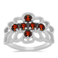 Silberring mit Barton Granat
