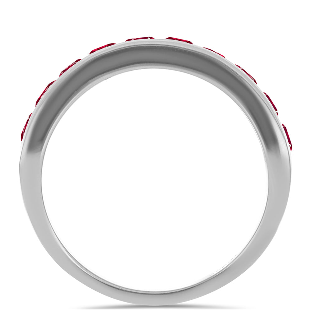 Silberring mit Rubin aus Madagaskar 3 