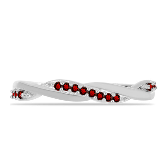Silberring mit Barton Granat