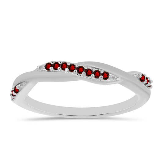 Silberring mit Barton Granat