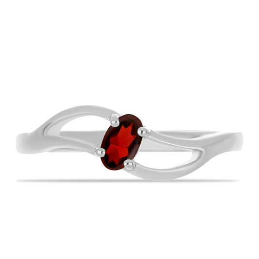 Silberring mit Barton Granat