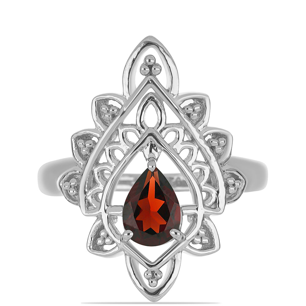Silberring mit Barton Granat
