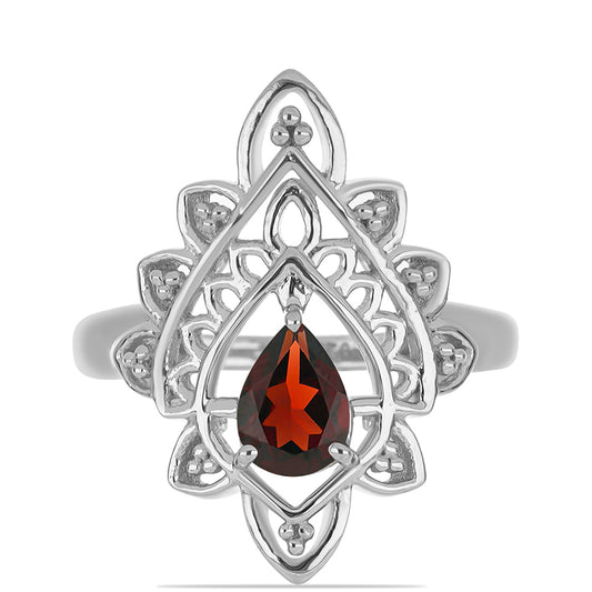 Silberring mit Barton Granat