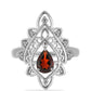 Silberring mit Barton Granat