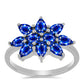 Silberring mit australischem blauem Saphir