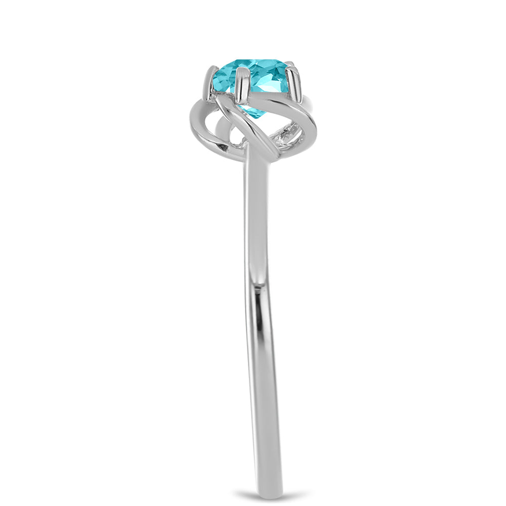 schmuckgarnitur aus Silber mit Paraiba Quarz 9 