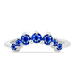 Silberring mit australischem blauem Saphir