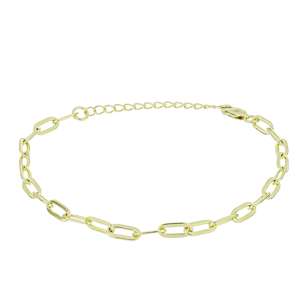 Goldplattiertes Silberarmband