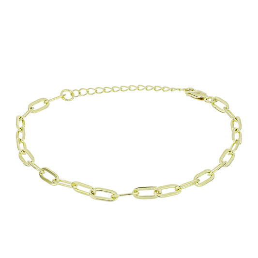 Goldplattiertes Silberarmband