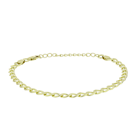 Goldplattiertes Silberarmband