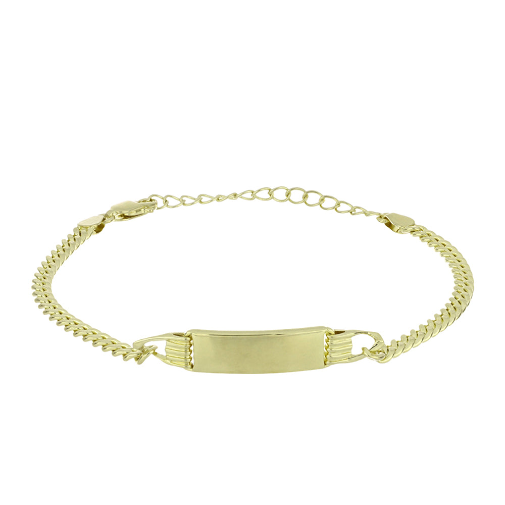 Goldplattiertes Silberarmband 1 