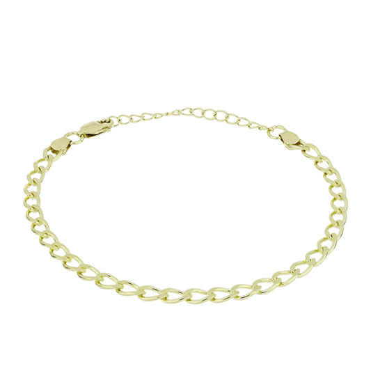 Goldplattiertes Silberarmband