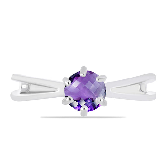 Silberring mit marokkanischem Amethyst