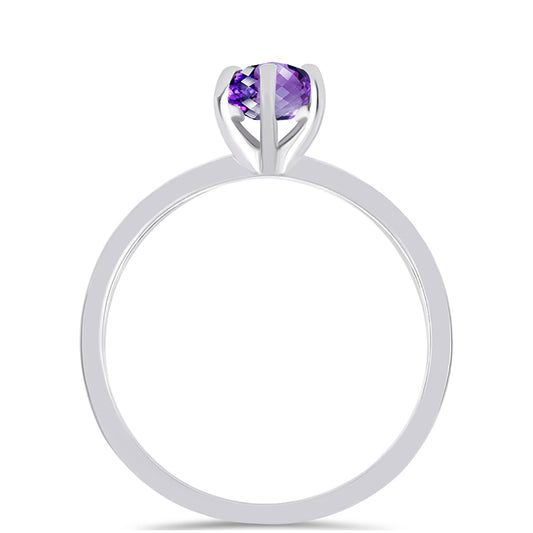 Silberring mit marokkanischem Amethyst