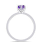 Silberring mit marokkanischem Amethyst