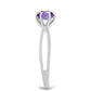 Silberring mit marokkanischem Amethyst