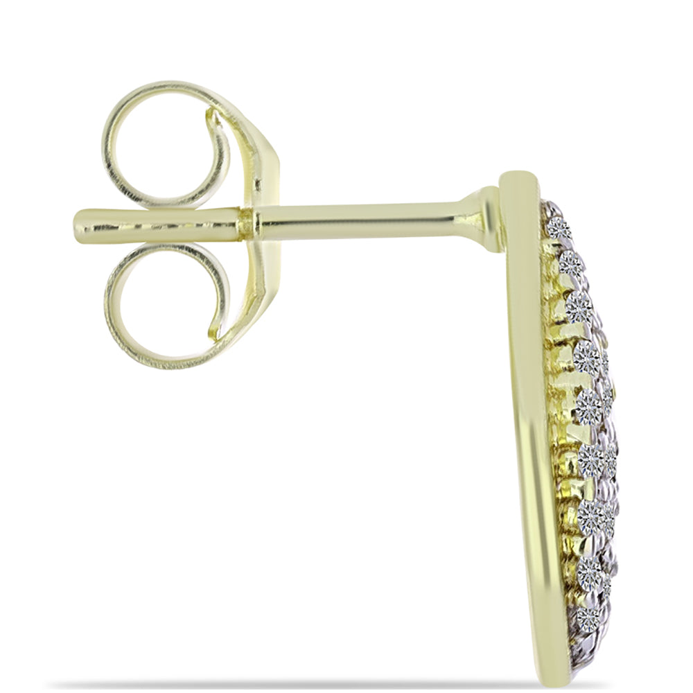 schmuckgarnitur aus Goldplattierte Silber mit Champagner-Diamant und weißem Topas 7 
