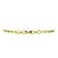 Goldplattiertes Silberarmband mit Champagner-Diamant und weißem Diamant