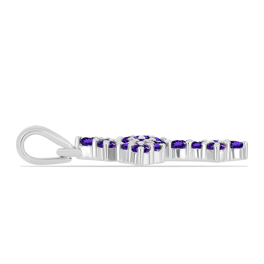 Silberanhänger mit marokkanischem Amethyst