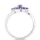 Silberring mit marokkanischem Amethyst