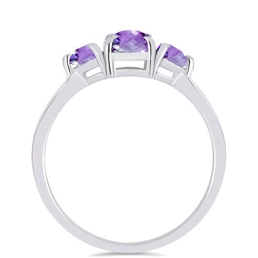 Silberring mit marokkanischem Amethyst