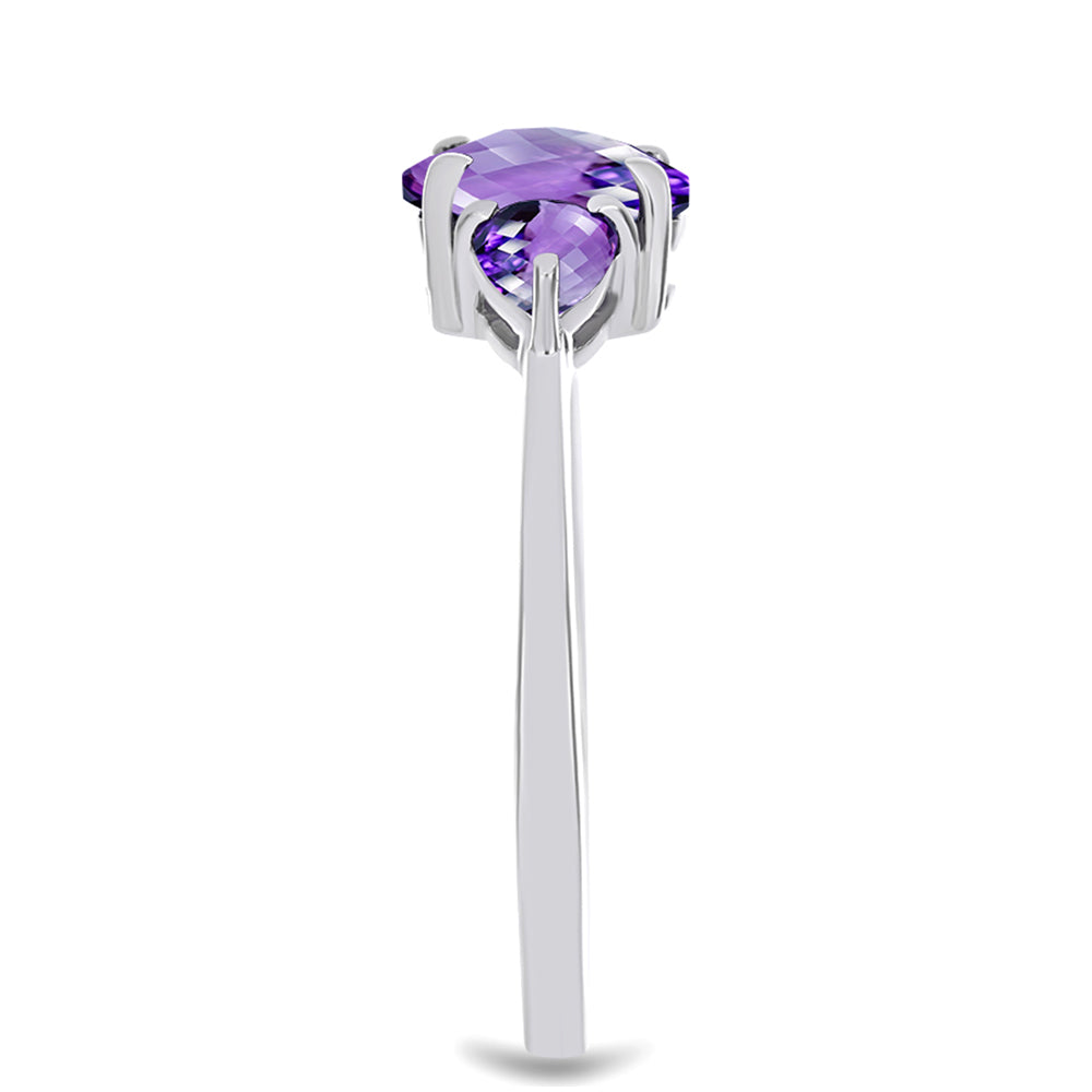 Silberring mit marokkanischem Amethyst 4 
