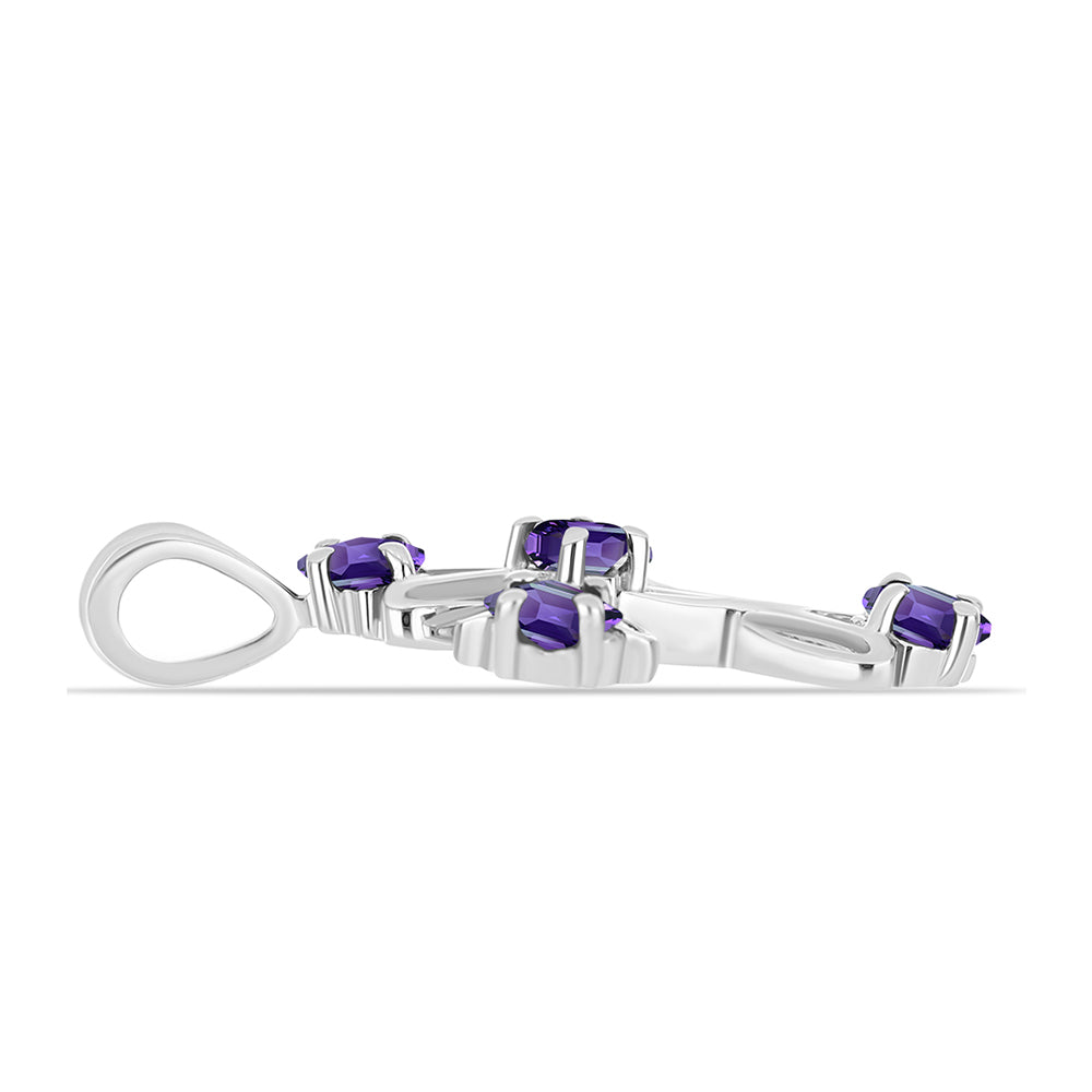 Silberanhänger mit marokkanischem Amethyst 2 